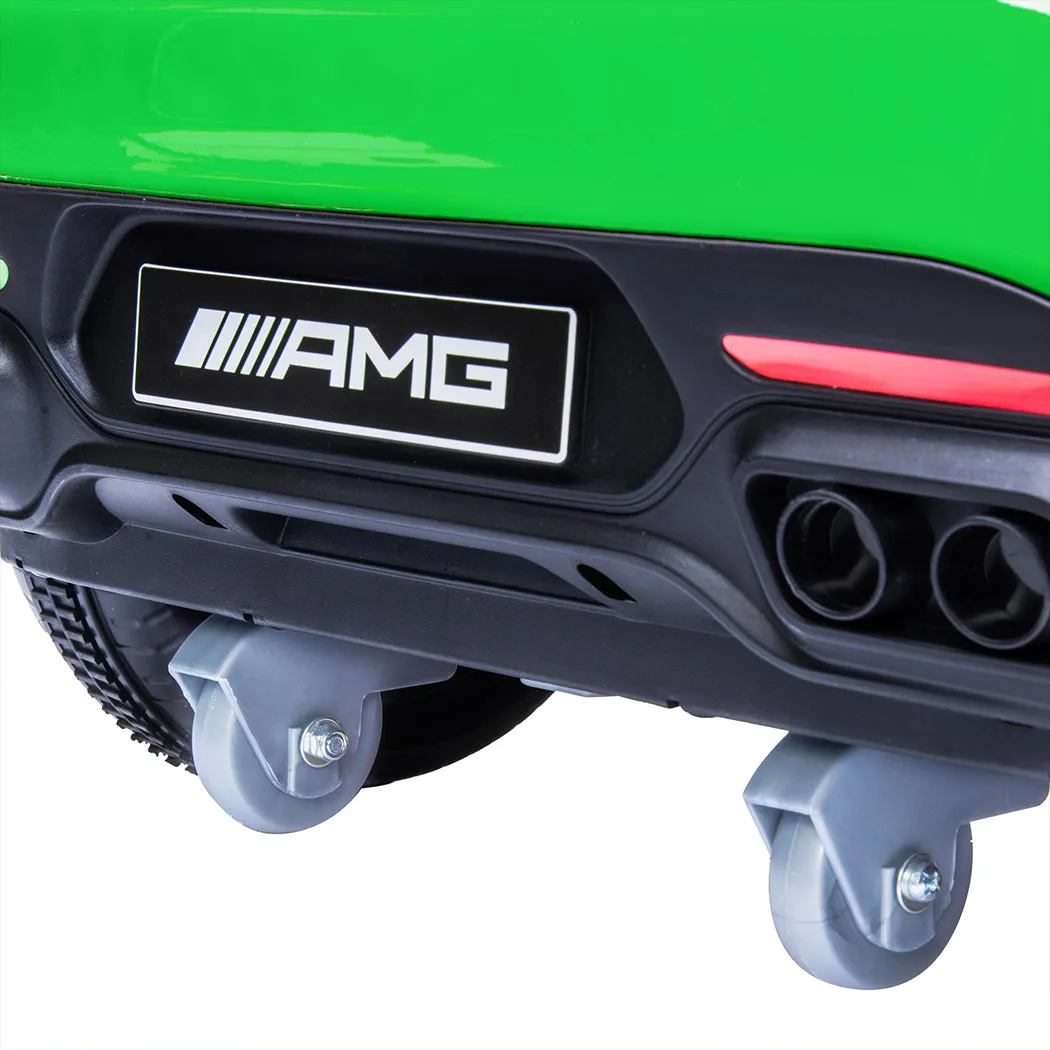 Kids Ride On Car 12V Battery Mercedes-Benz Licensed AMG GTR Toy Remote Control - Green