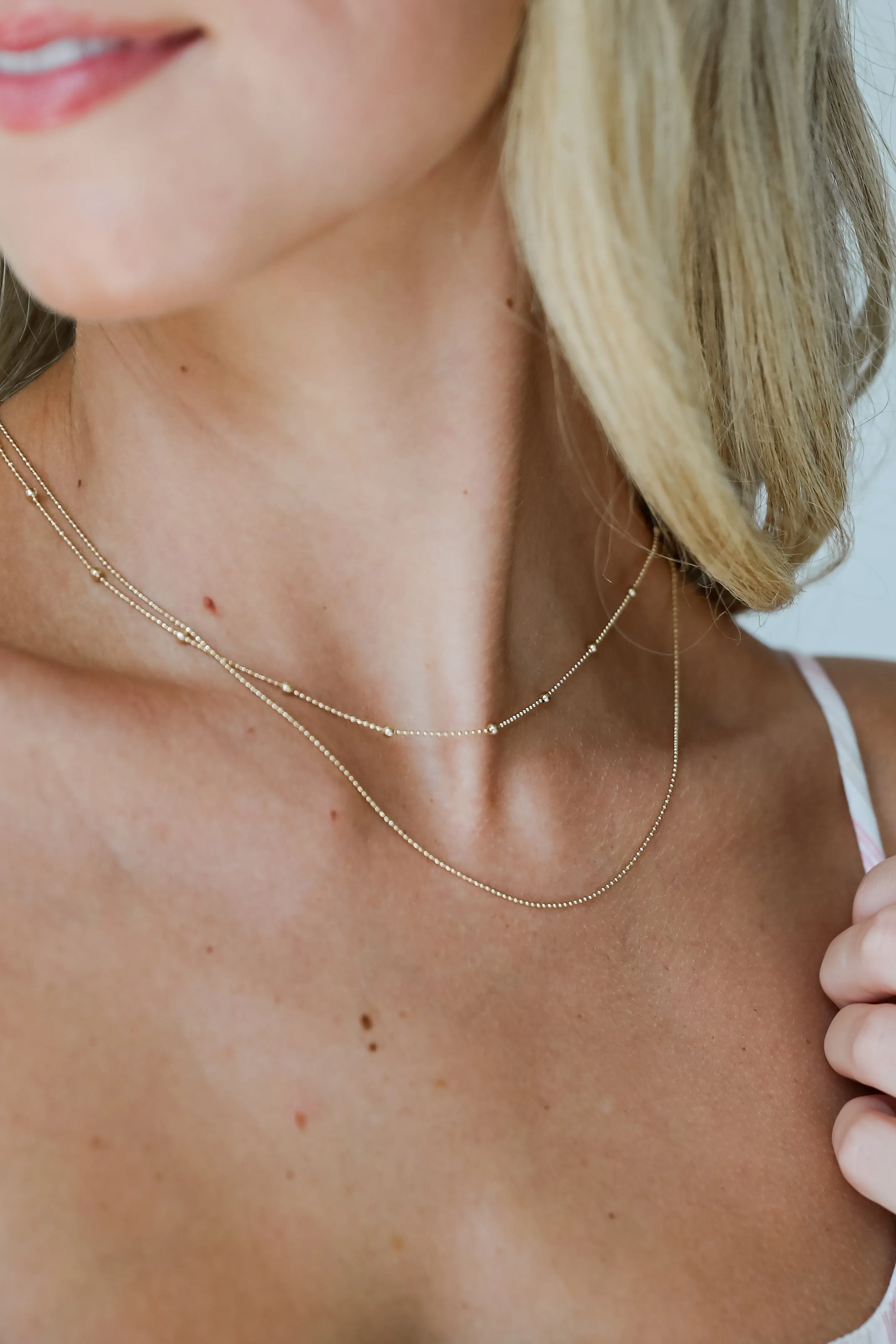 Kinsley Gold Layered Chain Necklace