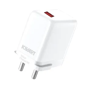 Kivart Hyper Charger | 80W Output | USB to Type C | Fast Charging | In-Built Microprocessor | High Quality Cable Included.