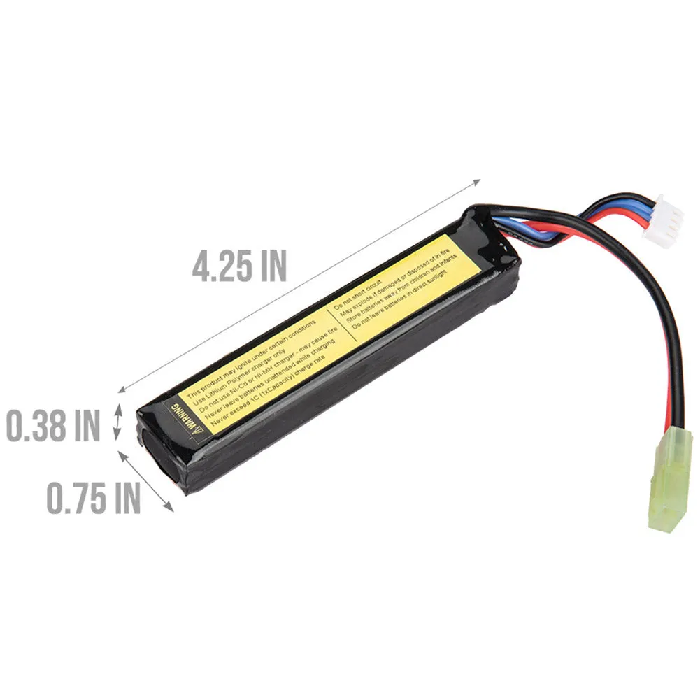 Lancer Tactical 11.1v 1000mAh 20C Stick Type Airsoft LIPO Battery