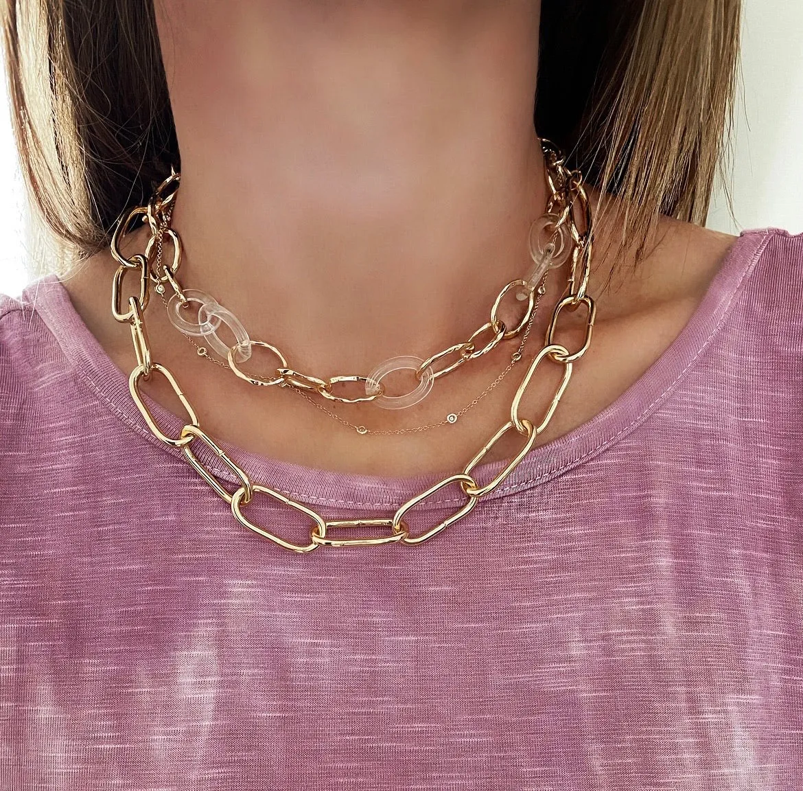 Large Gold Link Chain