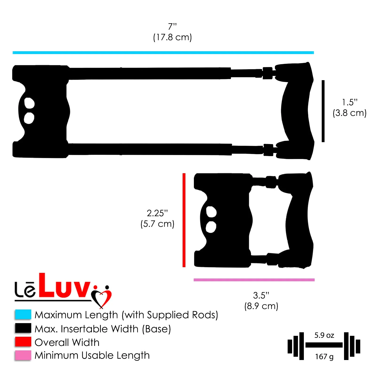 LeLuv Penis Extender SLIDER Kits - Basic, Hybrid, Deluxe