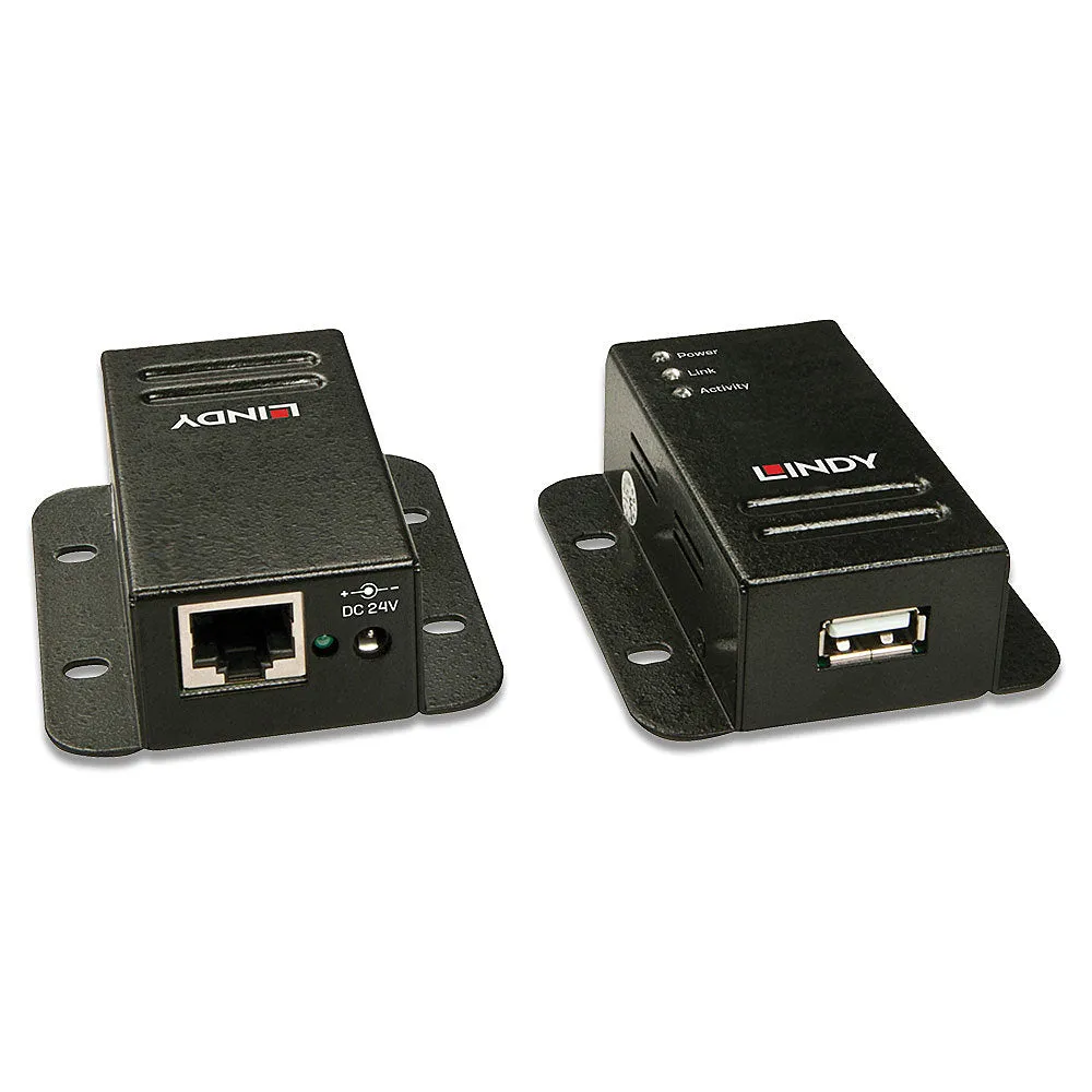 Lindy Usb 2.0 Cat.5 Extender With Power Over - Usb Extender - Usb 2.0