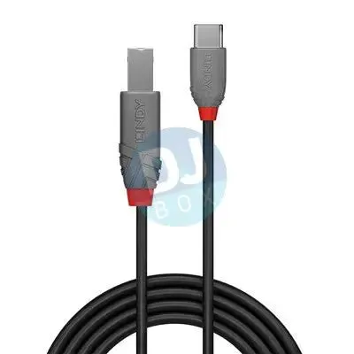 Lindy USB 2.0 Type C to B Cable 2m