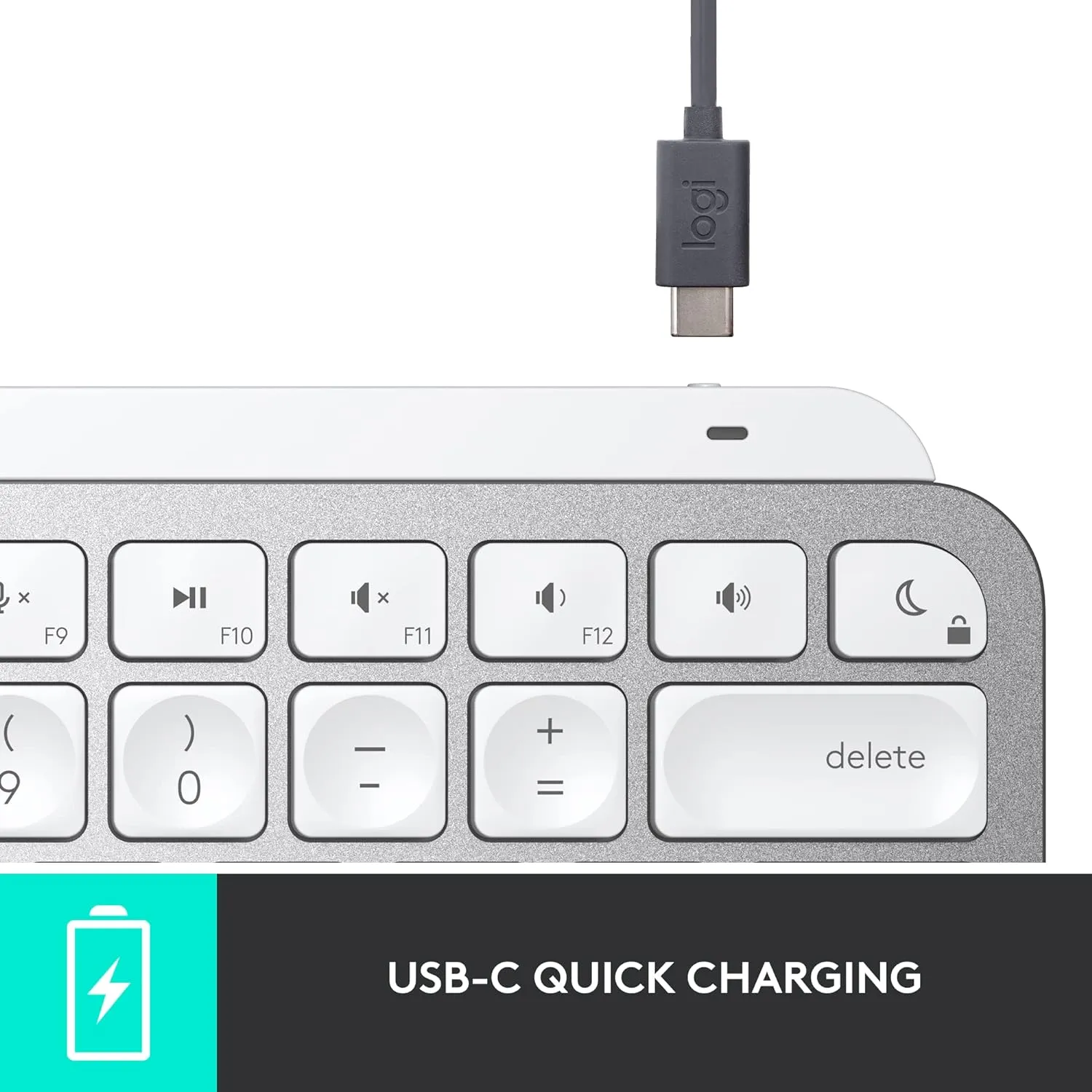 Logitech MX MECHANICAL Mini for Mac Wireless Keyboard (English Version) 精簡炫光高效鍵盤 - Pearl White 珍珠白色 920-010800 原裝行貨