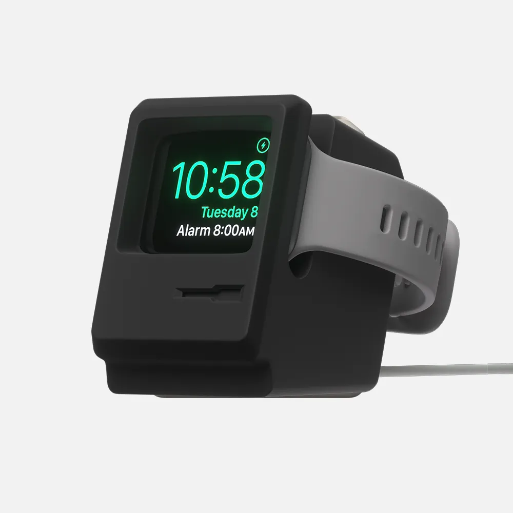 Macintosh Apple Watch Stand - Black