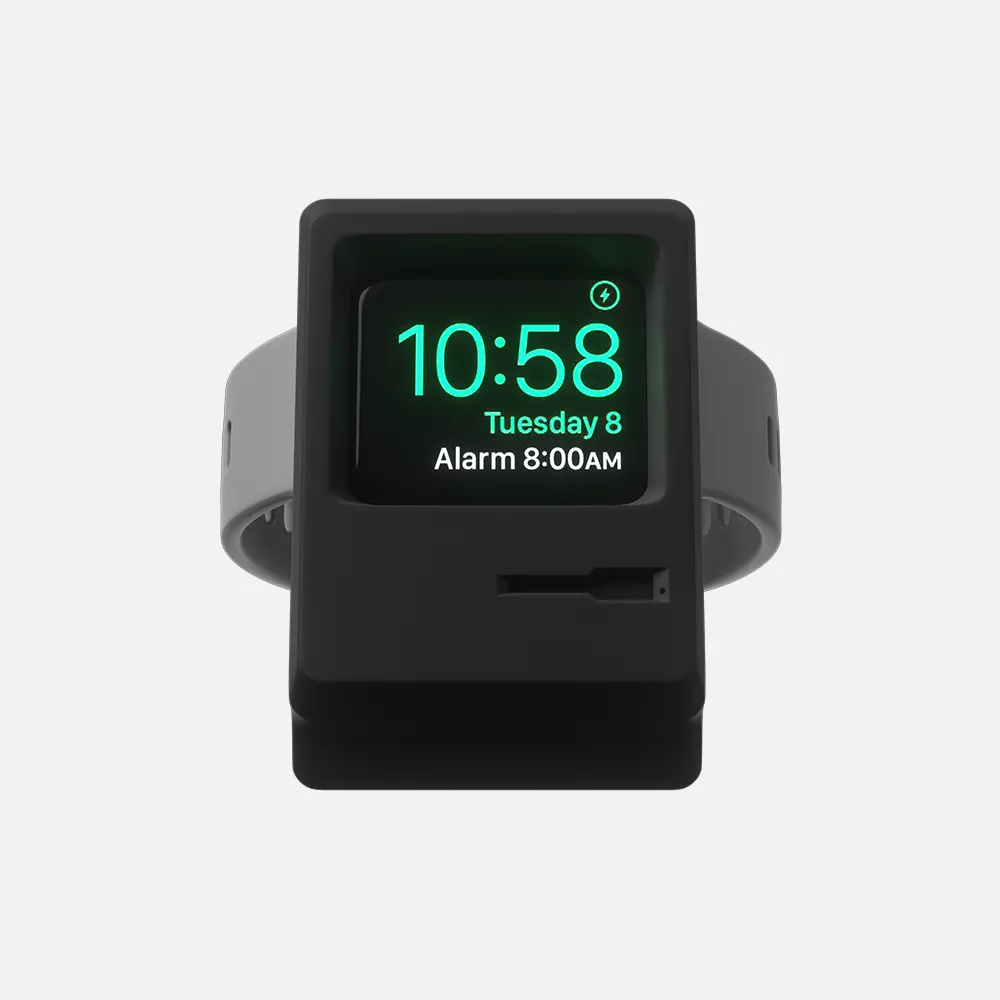 Macintosh Apple Watch Stand - Black