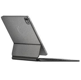 Magic Keyboard for iPad Pro 11" (Gen 1-2) 3D Textured CARBON Fibre Skin - Metallic Grey