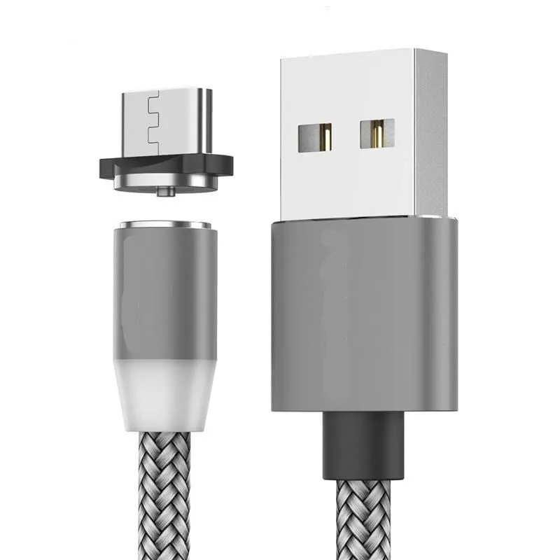 Magnetic USB Fast Charging Micro - Type C Cable