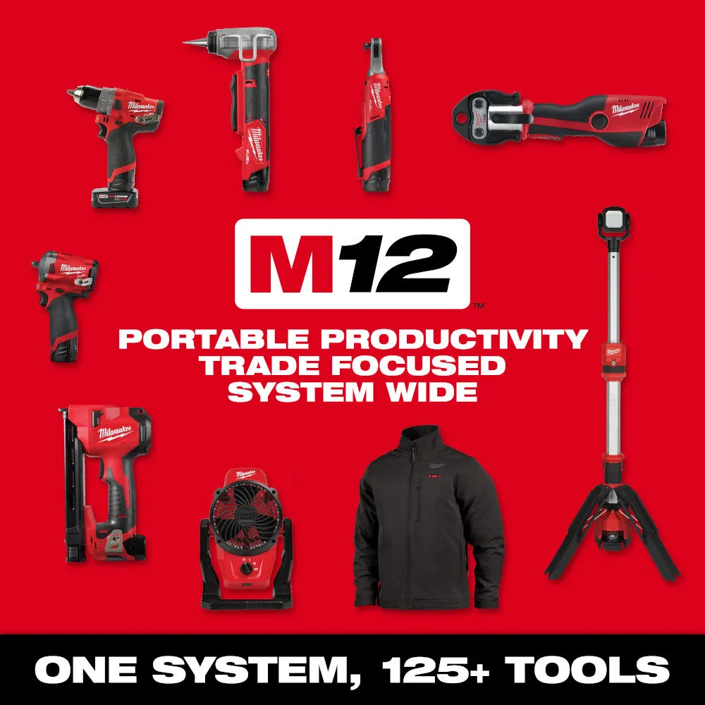 Milwaukee 2522-20x2BSK M12 FUEL 12V 3" Compact Cut Off Tool w/ Starter Kit