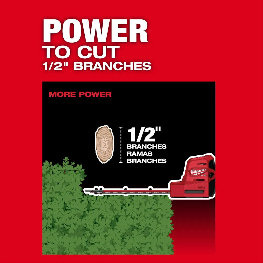 Milwaukee 2533-21 M12 FUEL 8" Cordless Hedge Trimmer Kit