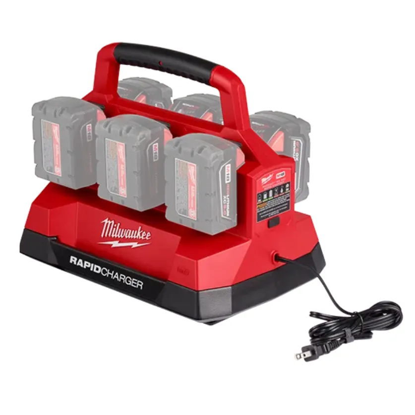 Milwaukee 48-59-1809 M18™ PACKOUT™ Six Bay Rapid Charger