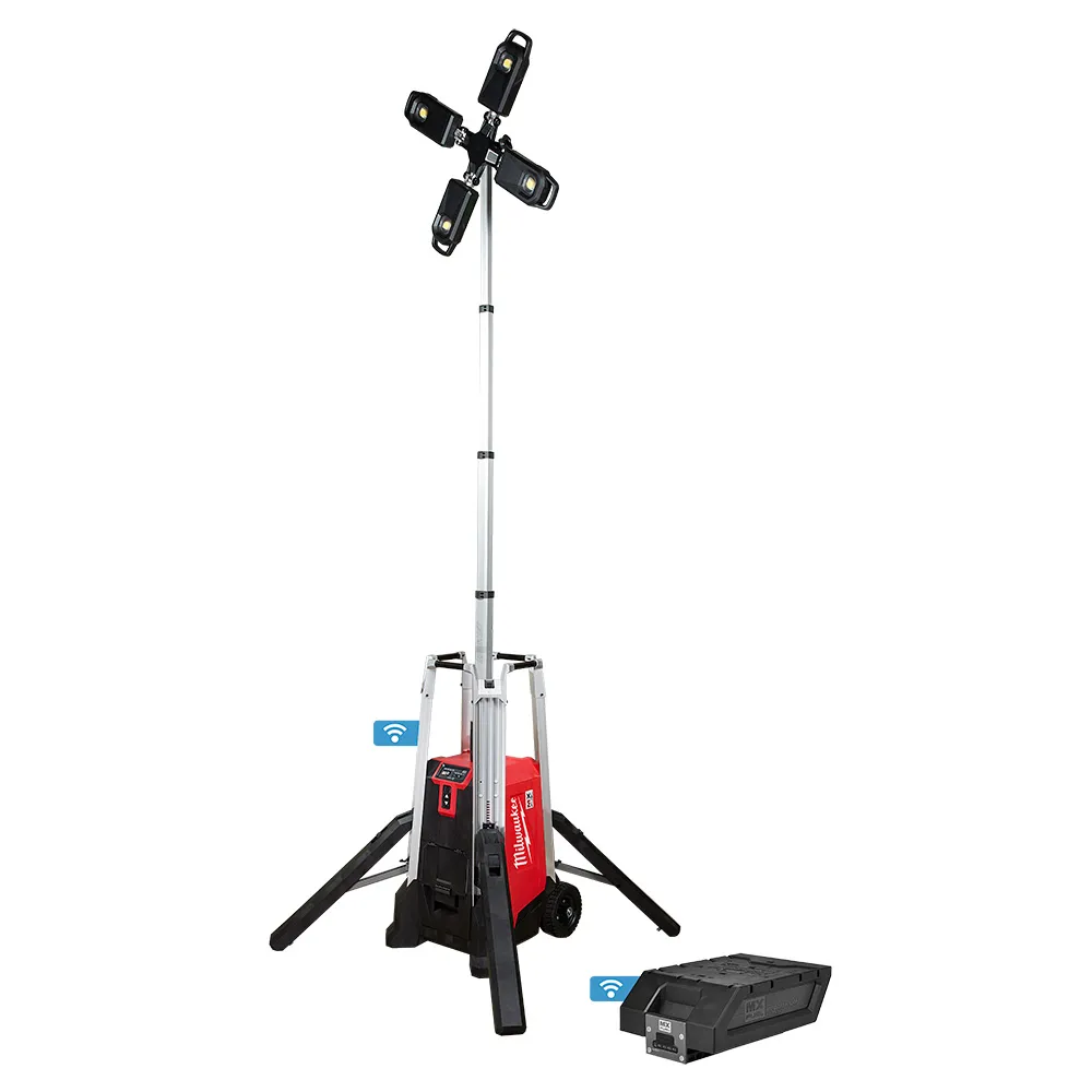 Milwaukee Mx Fuel Rocket Tower Light and Charger