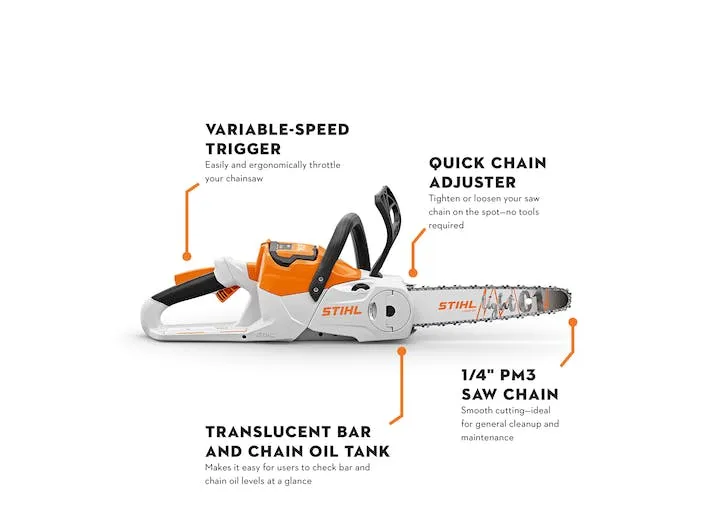 MSA 60 C-B Battery Chainsaw Kit