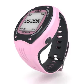 Multi-Function Digital Led Sports Training Watch With Gps Navigation (Pink Color)