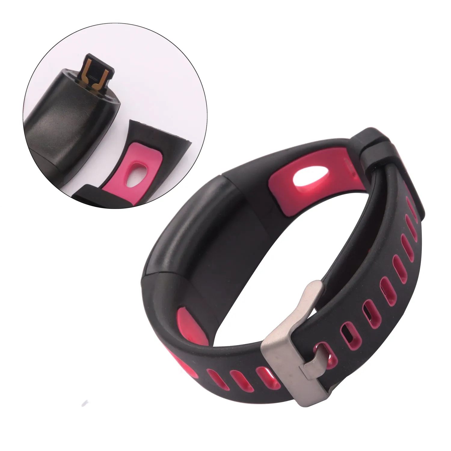 New Type Datel Go-Tcha Evolve LED Touch Smartwatch Wristband for Pokemon Go - Pink