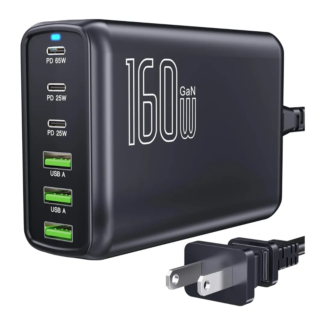 Nexwell 160W USB C Charger, 6 Ports