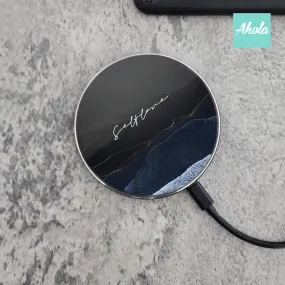 【Night Waves】15W Ultra thin FastWireless Charger Pad 海浪名字無線差電板