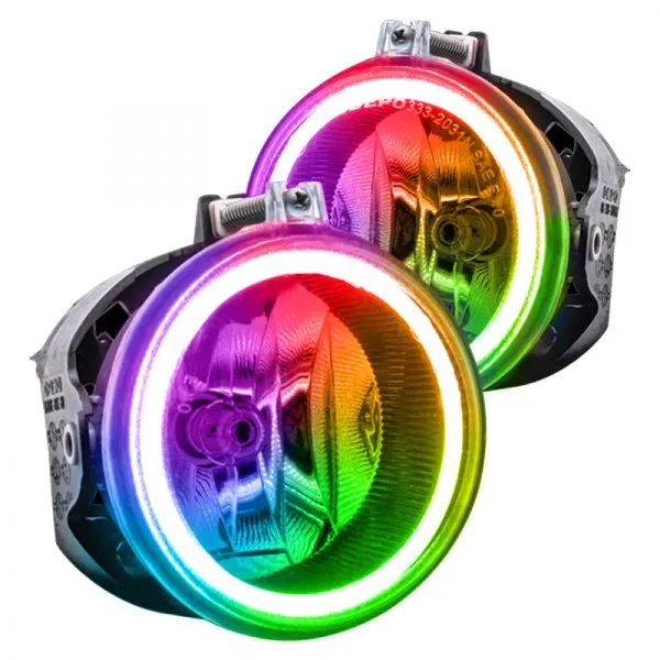 Oracle LED Projector Fog Light Halo Kit Dodge Charger (05-14) [Waterproof] Multicolored