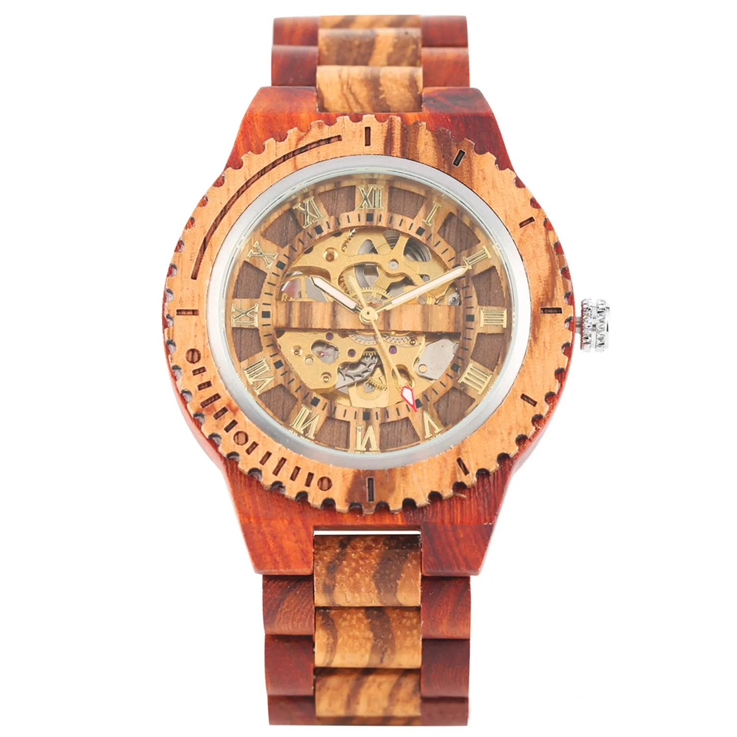 Orebro-Wood Watch Men Automatic Mechanical Watch