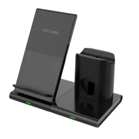 PA191B 3 in 1 Wireless Charging Stand with iWatch and AirPods