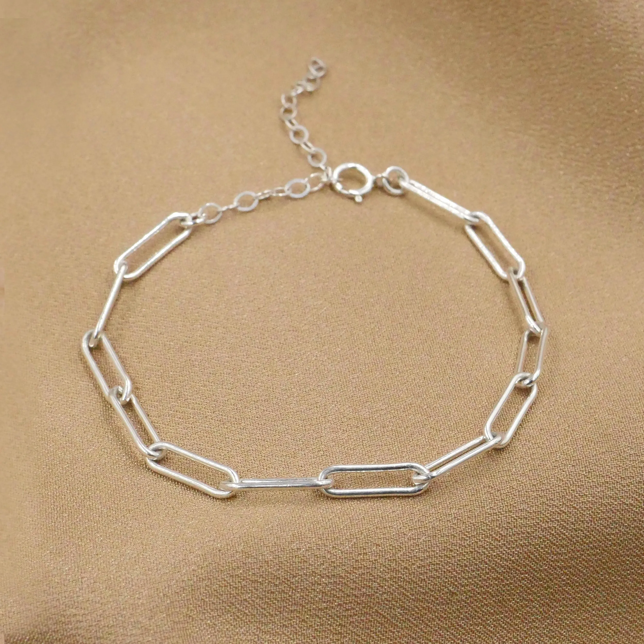 Paperclip Chain Bracelet