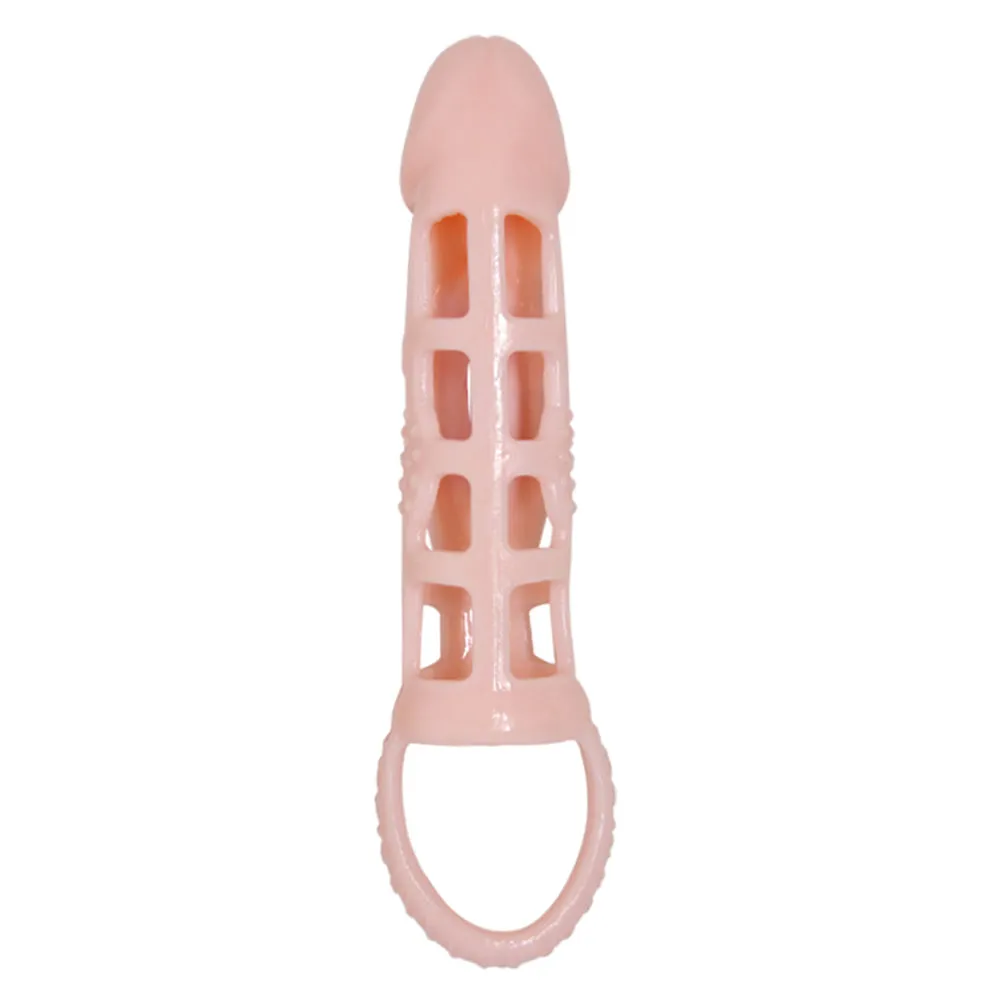 Pretty Love Harrison Vibrating Windowed Penis Extension Sleeve