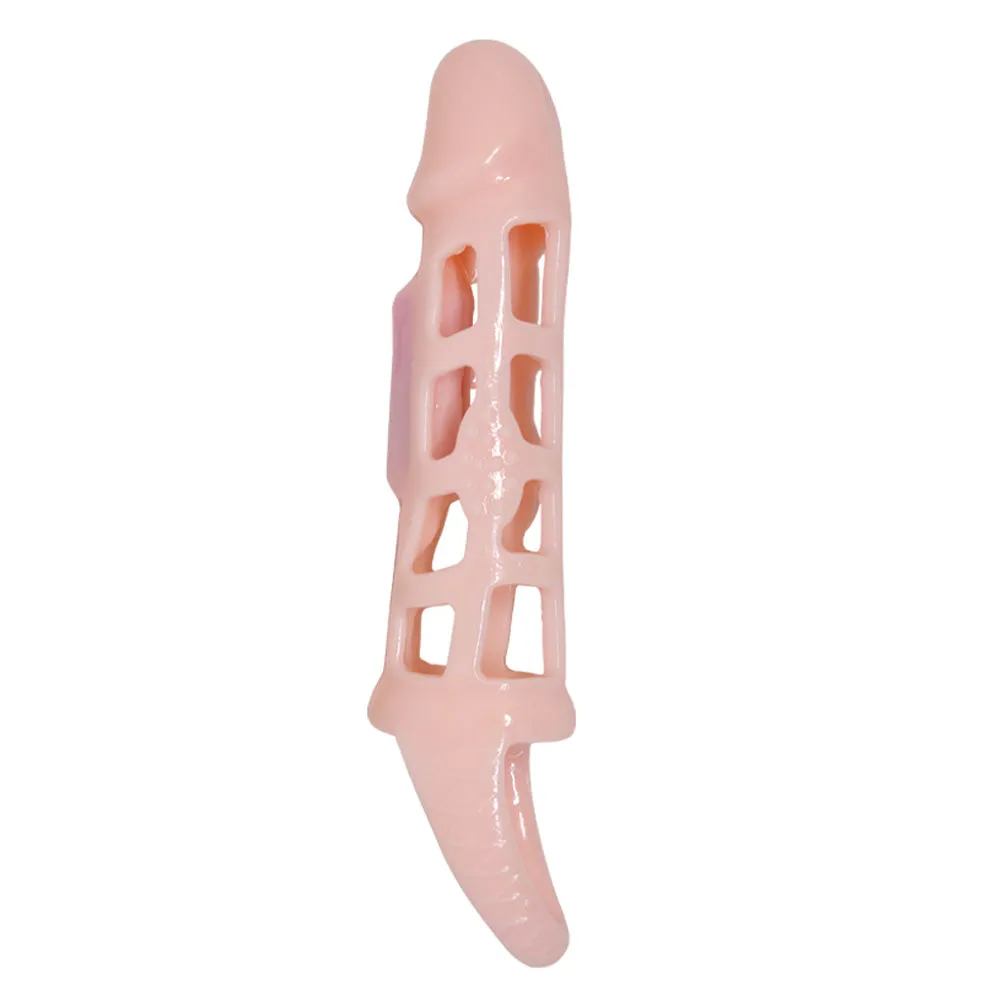 Pretty Love Harrison Vibrating Windowed Penis Extension Sleeve