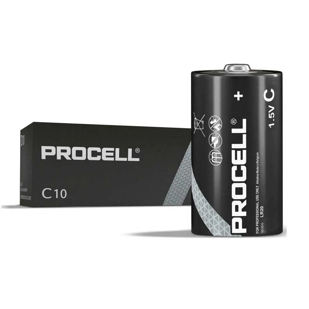 Procell C Batteries Bulk Pack C Size MN1400 LR14 Alkaline Battery