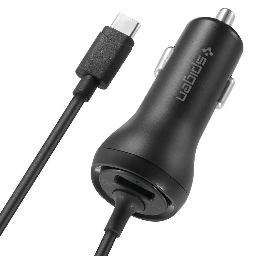 Qualcomm Quick Charge 3.0 Built-in USB-C Car Charger