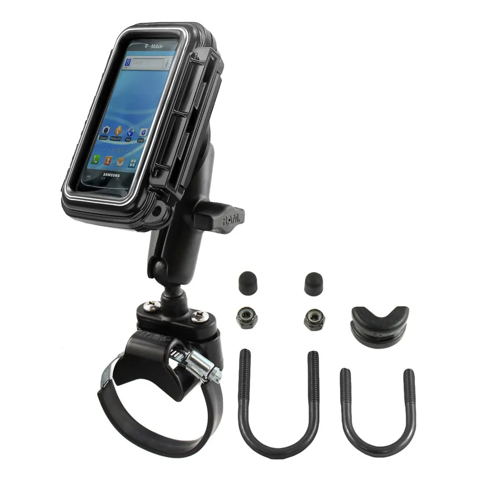 RAM® Aqua Box® ATV/UTV Rail Mount for Small Devices