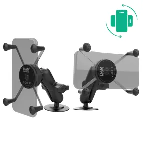 RAM® Rotating X-Grip® Large Phone Mount with Flex Adhesive Base