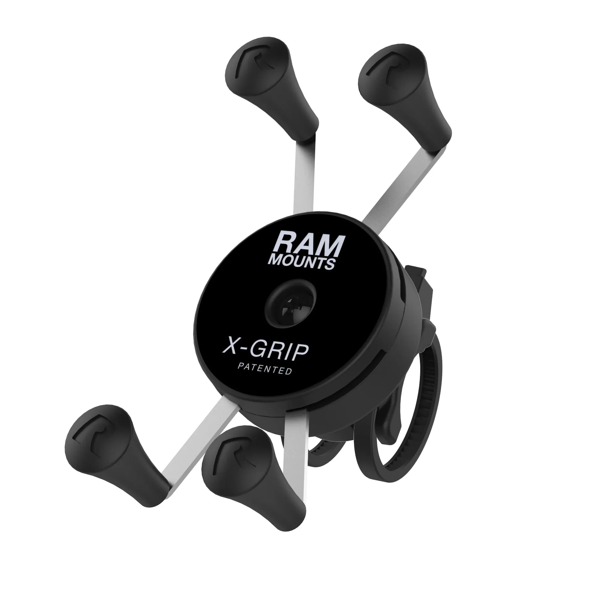 RAM® X-Grip® Phone Mount with Low-Profile Zip Tie Handlebar Base