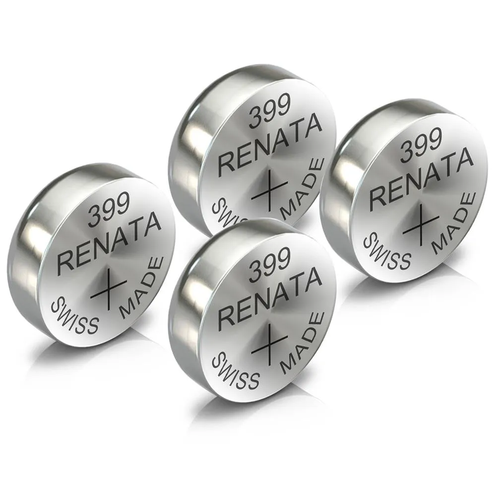 Renata 399 Watch Battery Swiss Made Silver Coin SR920SW 1.55V All Pack