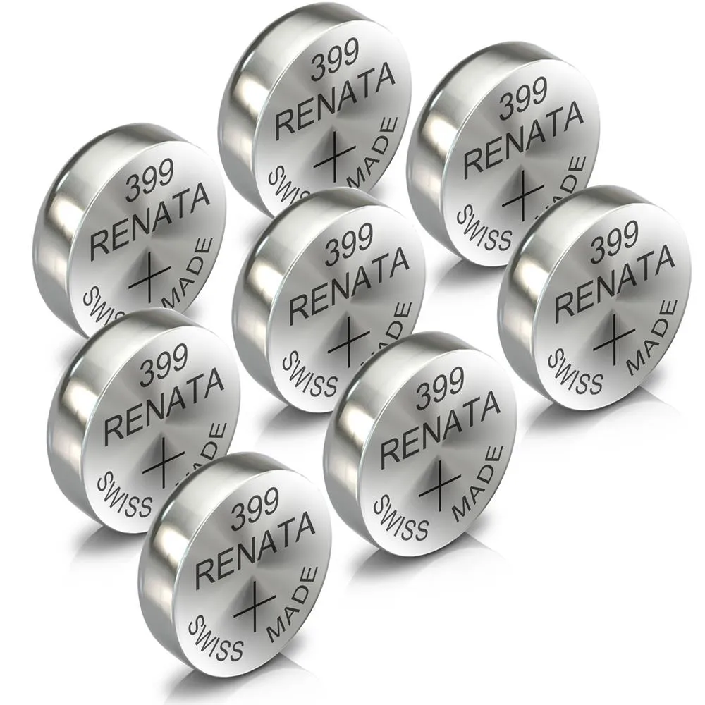 Renata 399 Watch Battery Swiss Made Silver Coin SR920SW 1.55V All Pack