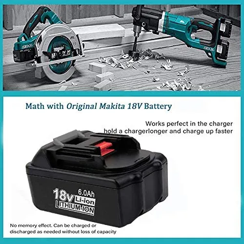 Replacement Makita Battery Charger 18V With Battery