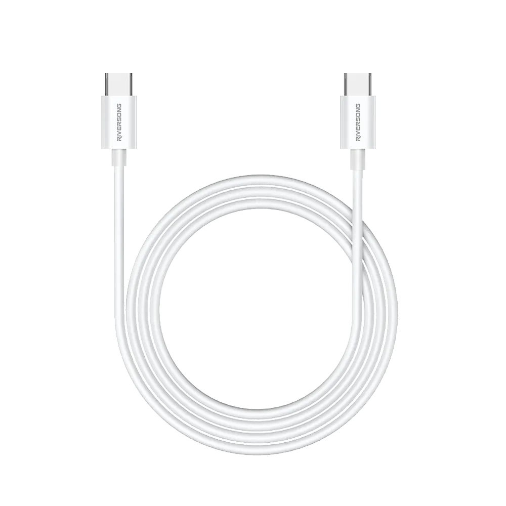 RIVERSONG 1M(3.3ft) 60W USB-C to USB-C Fast Charging Cable - CT76