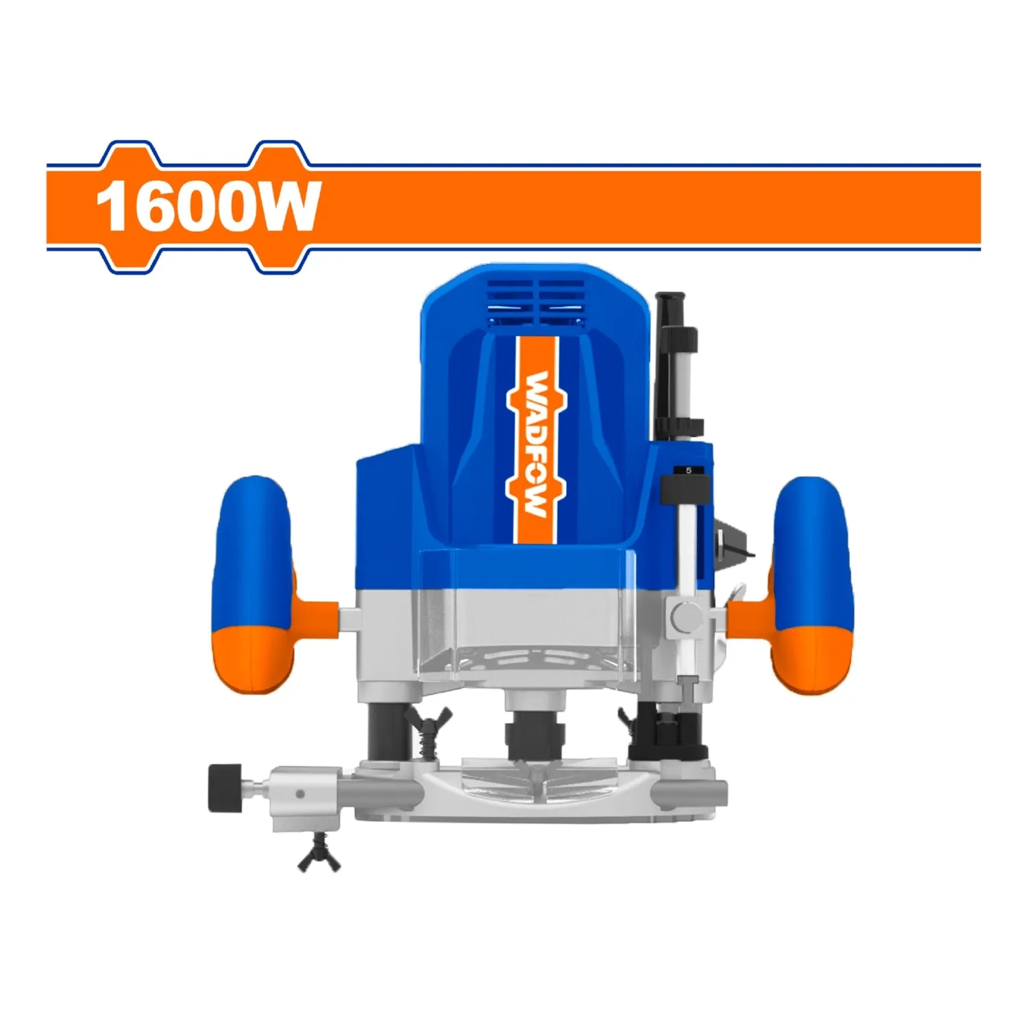 Router 1600W. 110-120V~50/60Hz. Routeadora Para Espárragos De: 1/4", 1/2".22000Rpm. Profundidad Máx. 0-60Mm.