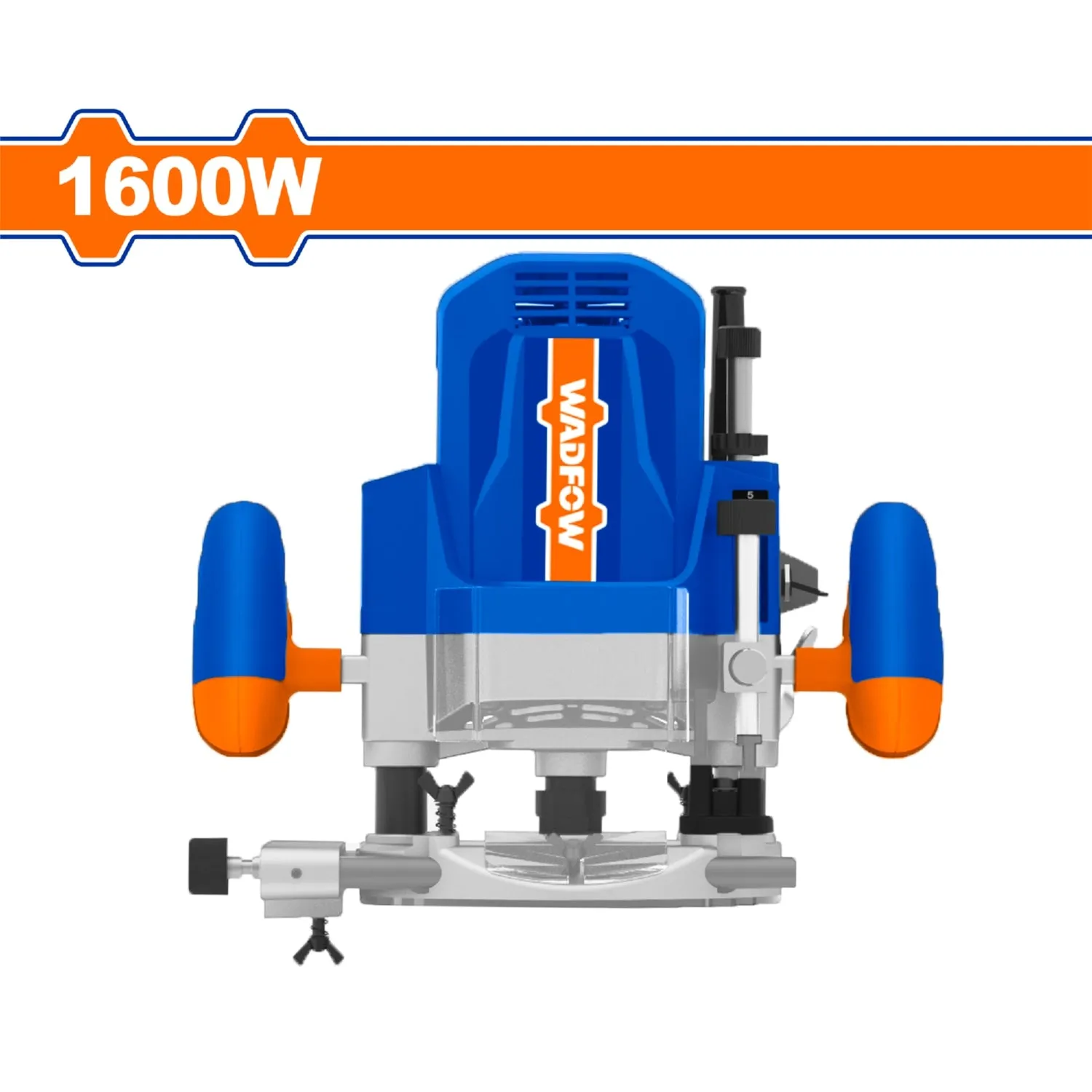 Router 1600W. 110-120V~50/60Hz. Routeadora Para Espárragos De: 1/4", 1/2".22000Rpm. Profundidad Máx. 0-60Mm.