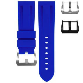 RUBBER STRAP FOR BREITLING BENTLEY MOTORS T - GULFSTREAM BLUE