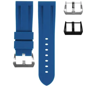 RUBBER STRAP FOR BREITLING BENTLEY MOTORS T - INDIGO BLUE