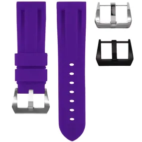 RUBBER STRAP FOR BREITLING NAVITIMER - ROYAL PURPLE