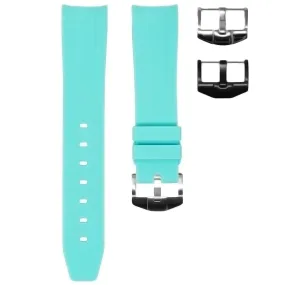 RUBBER STRAP FOR OMEGA SEAMASTER - SEAFOAM