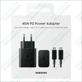 Samsung 45w Pd Adapter With Type c To Type c Cable China Copy