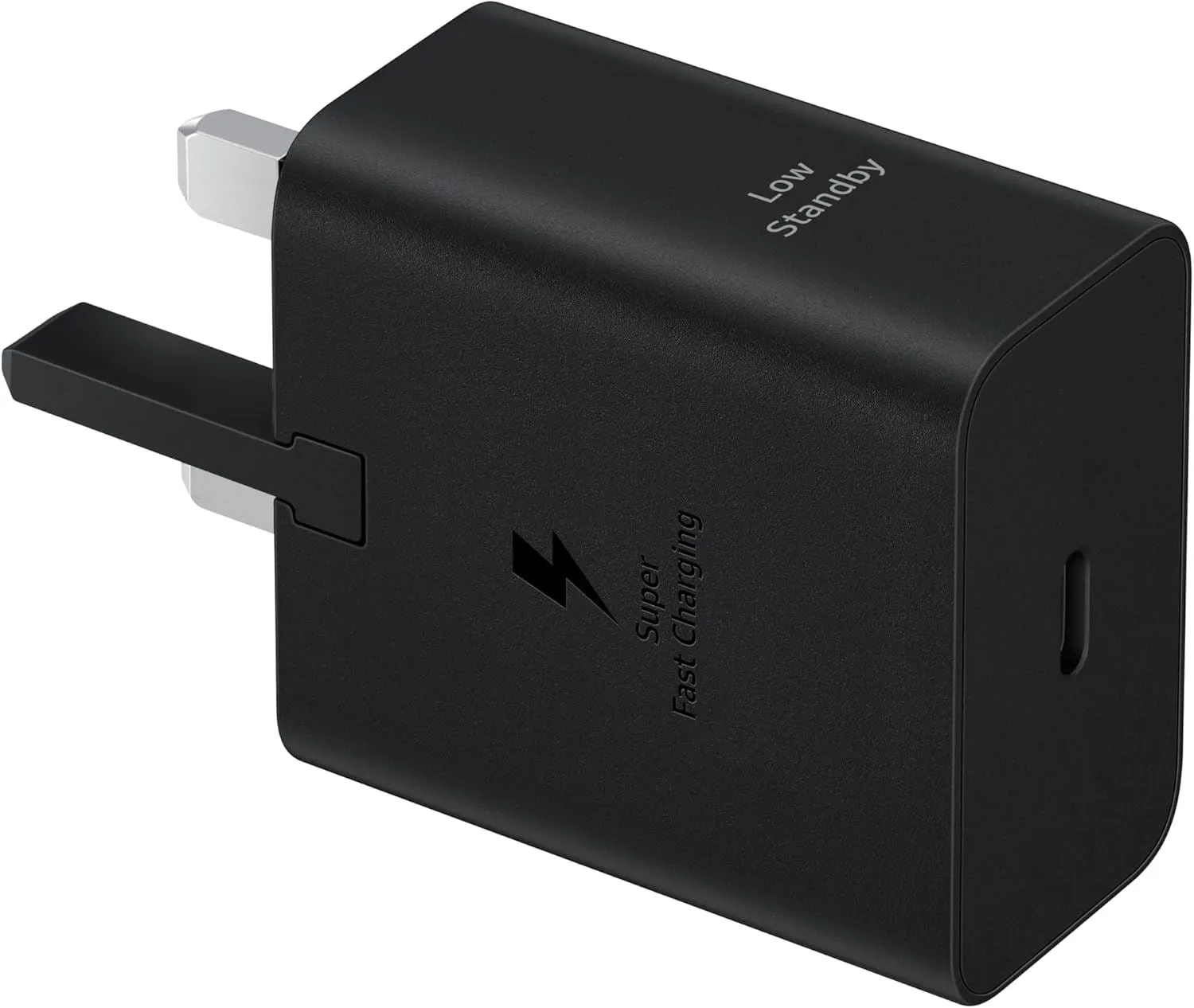 Samsung 45W USB C Mains Charger with 5 Amp Type C Cable Black UK Plug - EF-T4511XBEGGB