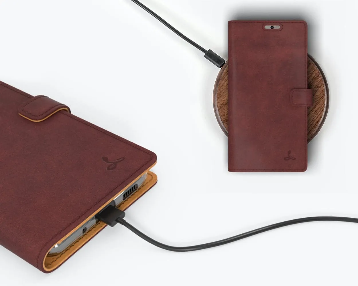 Samsung Galaxy S20 FE - Vintage Leather Wallet (Almost Perfect)