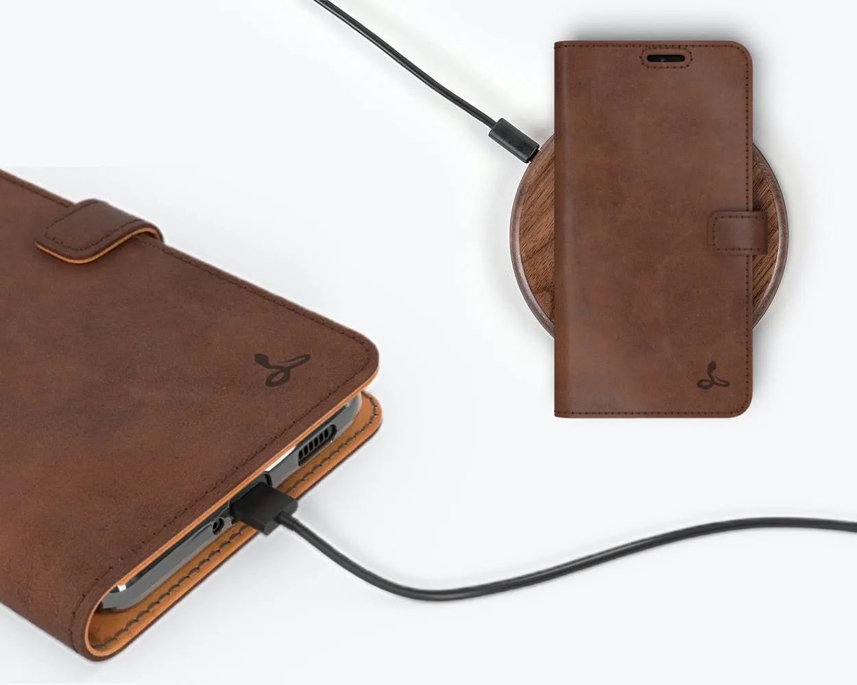 Samsung Galaxy S21 Ultra - Vintage Leather Wallet