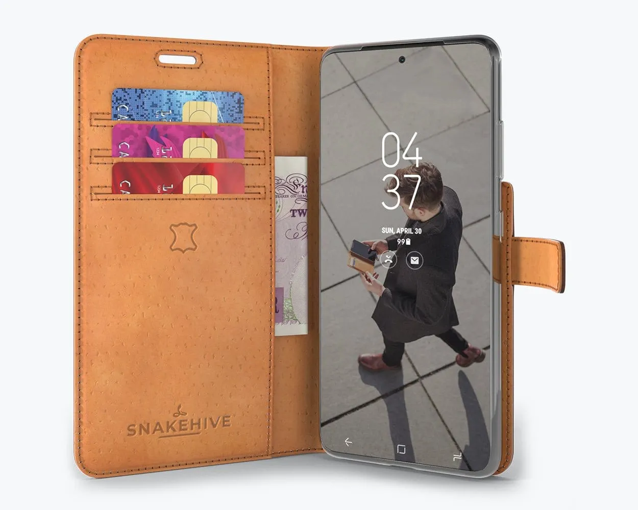 Samsung Galaxy S21 Ultra - Vintage Leather Wallet