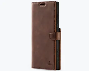 Samsung Galaxy S25 Ultra - Vintage Leather Wallet