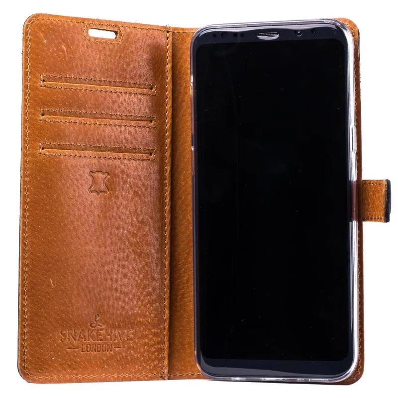 Samsung Galaxy S8 Plus - Vintage Leather Wallet (Almost Perfect)